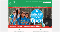 Desktop Screenshot of girlscoutsnebraska.org