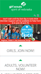 Mobile Screenshot of girlscoutsnebraska.org